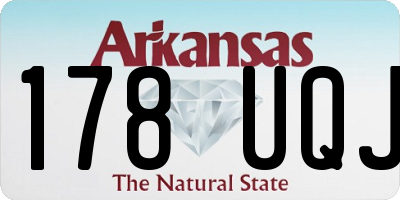 AR license plate 178UQJ
