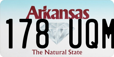 AR license plate 178UQM