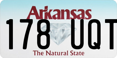 AR license plate 178UQT