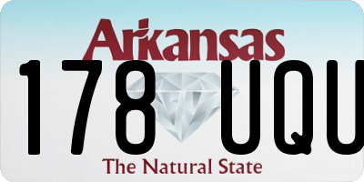 AR license plate 178UQU
