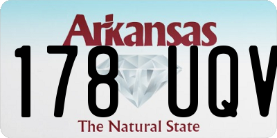 AR license plate 178UQV