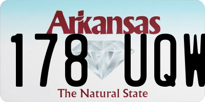 AR license plate 178UQW