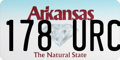 AR license plate 178URC