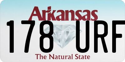 AR license plate 178URF