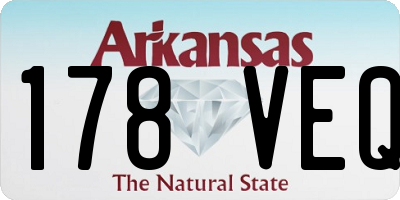 AR license plate 178VEQ