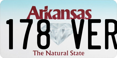 AR license plate 178VER