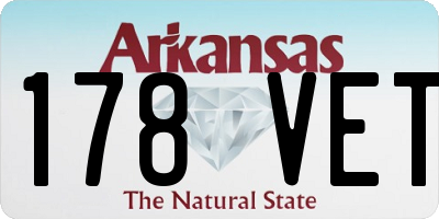 AR license plate 178VET