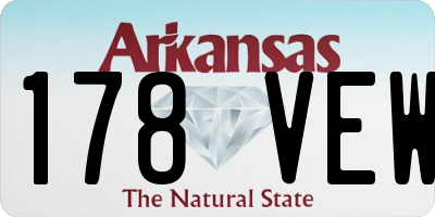 AR license plate 178VEW