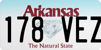 AR license plate 178VEZ