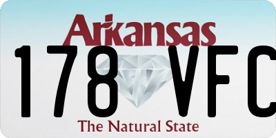 AR license plate 178VFC