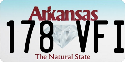 AR license plate 178VFI
