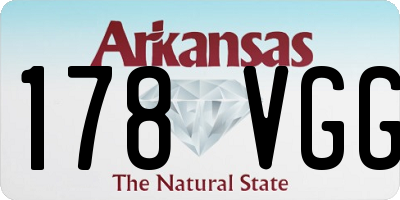 AR license plate 178VGG