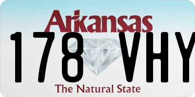 AR license plate 178VHY
