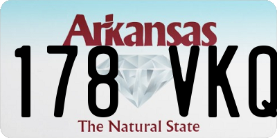 AR license plate 178VKQ