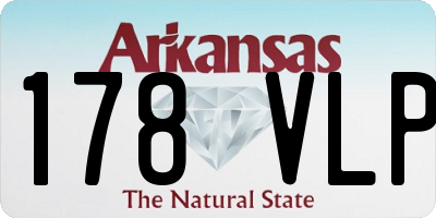 AR license plate 178VLP