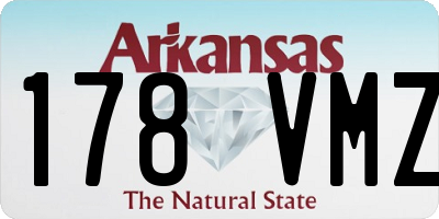 AR license plate 178VMZ
