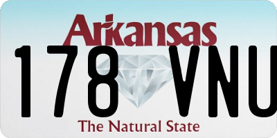 AR license plate 178VNU
