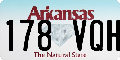 AR license plate 178VQH