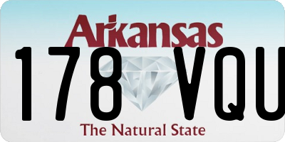 AR license plate 178VQU