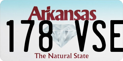 AR license plate 178VSE
