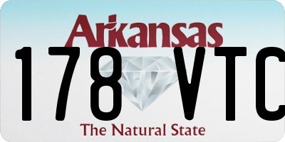 AR license plate 178VTC