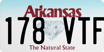 AR license plate 178VTF