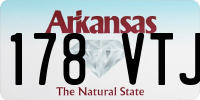 AR license plate 178VTJ