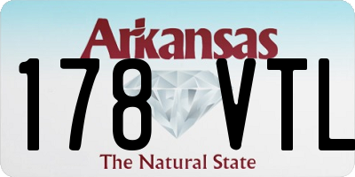 AR license plate 178VTL