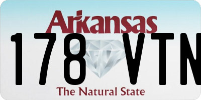 AR license plate 178VTN