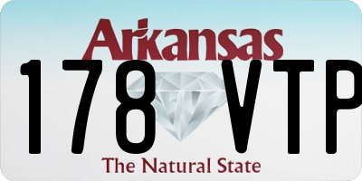 AR license plate 178VTP