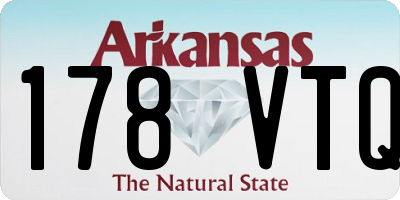 AR license plate 178VTQ