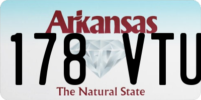 AR license plate 178VTU