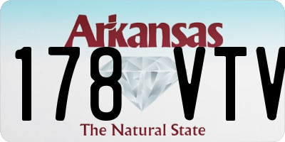 AR license plate 178VTV