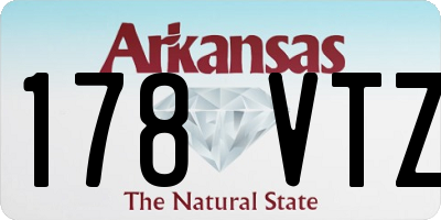 AR license plate 178VTZ