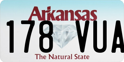 AR license plate 178VUA