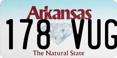 AR license plate 178VUG