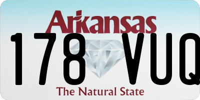 AR license plate 178VUQ