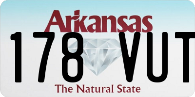 AR license plate 178VUT