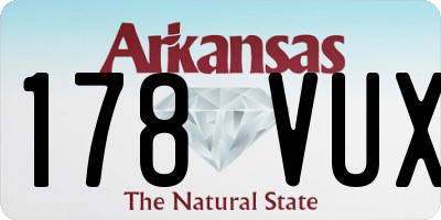 AR license plate 178VUX