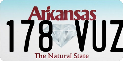 AR license plate 178VUZ