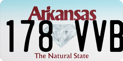 AR license plate 178VVB