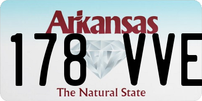 AR license plate 178VVE