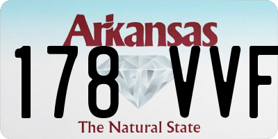 AR license plate 178VVF