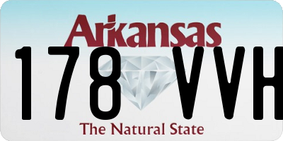 AR license plate 178VVH