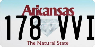 AR license plate 178VVI