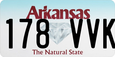 AR license plate 178VVK