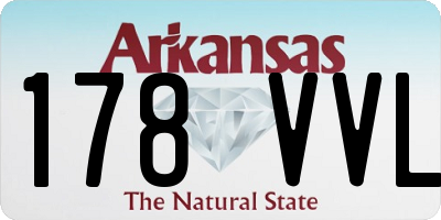 AR license plate 178VVL