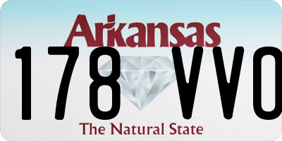 AR license plate 178VVO
