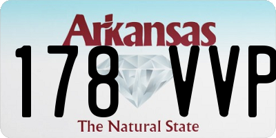 AR license plate 178VVP
