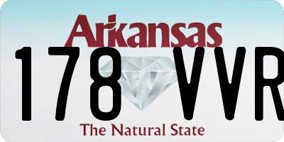 AR license plate 178VVR